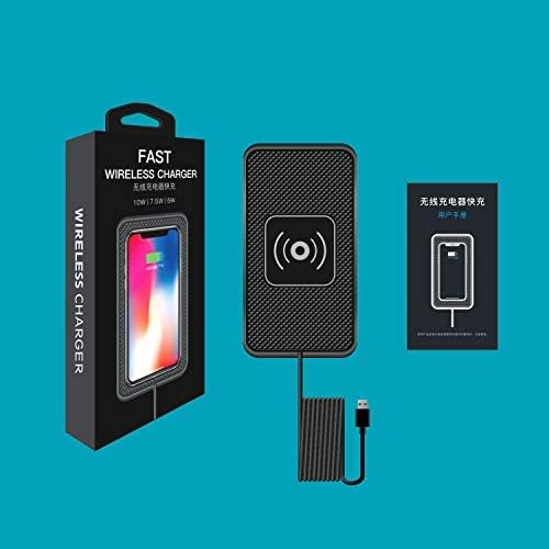 Wireless Charger,POLMXS 10W Wireless car Charger Charging pad Fast Wireless Phone Charger pad Andriod Cell Phone Wireless Charging mat Galaxy Note10/S21/S10/S9/S22(C3) - Image 7