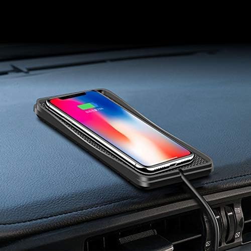 Wireless Charger,POLMXS 10W Wireless car Charger Charging pad Fast Wireless Phone Charger pad Andriod Cell Phone Wireless Charging mat Galaxy Note10/S21/S10/S9/S22(C3) - Image 8